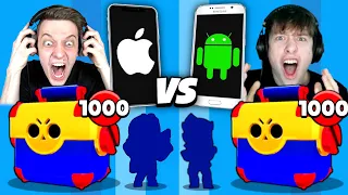 4000€ MEGA BOX OPENING BATTLE! Apple VS Android! 😱 Brawl Stars deutsch