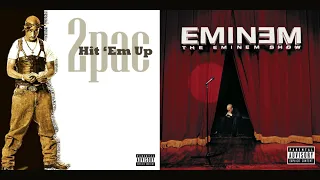 2Pac - Hit 'Em Up VS Eminem - Without Me (Mashup)