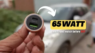 Tested👉DURACELL 65W fast Charging CAR CHARGER with Power Delivery & Quick Charge 3: Review& Unboxing