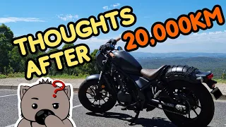 My Thoughts On The Honda Rebel 500 After 20,000 Kilometres!