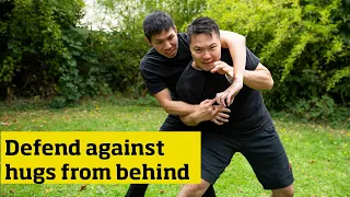 3 minute Wing Chun in 3 steps | Protect yourself against hugs from behind | Sifu Leo