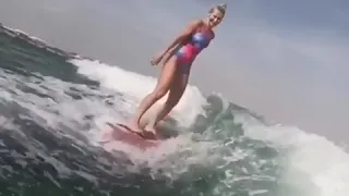 Female Wake Surfer Improves Through Continuous Practice - 1019693-1