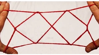 Two Diamond Jacob's Ladder String Figure/String Trick- Step By Step