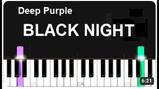 Black Night - Deep Purple - Teclado | Keyboard | Tutorial