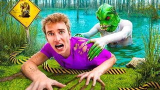 THE POND MONSTER ATTACKED ME?!
