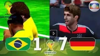 BRASIL 1 X 7 ALEMANHA COPA DO MUNDO 2014 PSP 2020 REALIDADE VIRTUAL