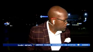 Vuyo Mvoko mugged in full view of SABC cameras