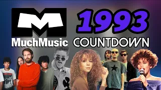 All the Songs from the 1993 MuchMusic Countdown