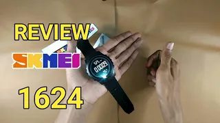 Spesifikasi jam tangan digital skmei 1624 hitam original anti air