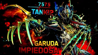 GARUDA IMPIEDOSA: DANO INSANO & TANK COM SÓ 75 DE VIDA!? | Build Dicas Análise - Warframe