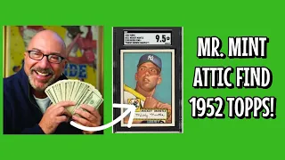 The "Mr. Mint" Al Rosen Attic Find of 1952 Topps baseball cards, + the $12.6 million SGC 9.5 Mantle!