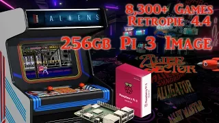 256gb Pi 3 B and B+ Ultimate Image Vman V.2 - 8,300+ Games PSX Dreamcast N64 SNES