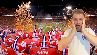 🇬🇧BRIT REACTS TO- BEST COLLEGE FOOTBALL ENTRANCES