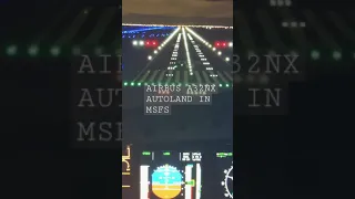 FlyByWire A32nx Autoland in Microsoft Flight Simulator