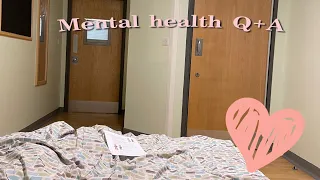 Mental health Q+A | psych ward, camhs inpatient, my experiences