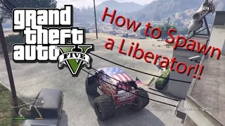 How to Spawn a Liberator (Monster Truck) on GTA 5 Story Mode! (Tips & Tricks)