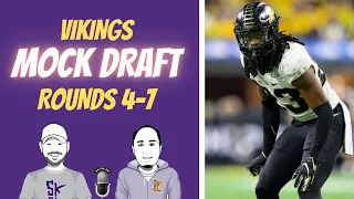 Vikings Day 3 NFL Mock Draft Rounds 4-7