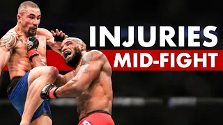 10 Fighters Who Suffered Devastating Mid-Fight Injuries & Somehow Still Won