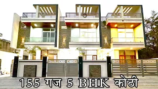 20×70 House design with lavish interior design | 155 gaj house for sale in jaipur