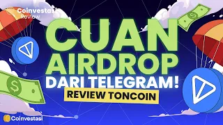 Main Telegram Bisa Cuan?? Ada Airdropnya?! | Review Toncoin