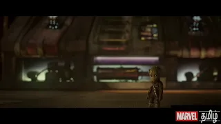 Baby groot funny scene in GOTG Vol-2 (tamil)