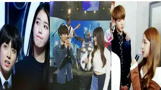 BTS JUNGKOOK CUTE MOMENT WITH GIRLS (FEMALE KPOP IDOL)