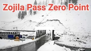 Zojila Pass Zero Point | Gateway to Laddakh | Zojila Update Today | Heavy Snowfall