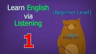 Learn English via Listening Beginner Level | Lesson 1 | First Snow Fall