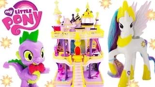 My Little Pony Canterlot Castle Playset with Princess Celestia and Spike