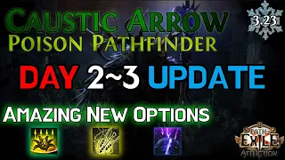 Goratha's Poison Caustic Arrow / Scourge Arrow build - Day Two AND Three UPDATE!