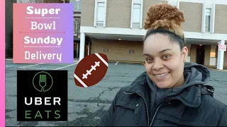 Uber Eats Ride Along - Super Bowl Sunday