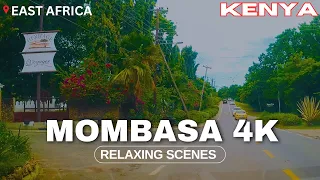 A Relaxing Coastal Drive in Nyali Mombasa (4K) - Kenya