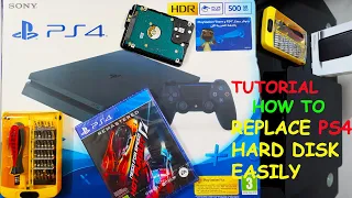 Tutorial : How to Upgrade or Replace PS4 Slim Hard Drive and Reinstall System Software,Urdu/Hindi