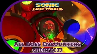 Sonic Lost World: All Boss Encounters No Damage!!