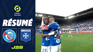 RC STRASBOURG ALSACE - AJ AUXERRE (2 - 0) - Résumé - (RCSA - AJA) / 2022-2023