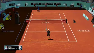 J. Sinner vs K. Khachanov [Madrid 24]| Round 4 | AO Tennis 2 Gameplay #aotennis2 #AO2