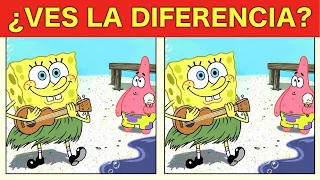 👁 ENCUENTRA la DIFERENCIA - Bob Esponja - 2 - ¿Puedes encontrar a tiempo las 10 diferencias?