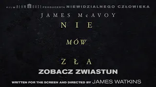 Nie mów zła - zwiastun