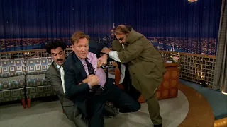 Borat Attempts to Harvest Conan’s Pubis | Late Night with Conan O’Brien