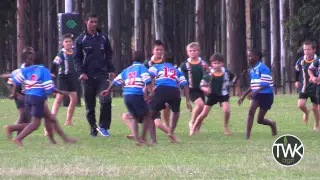 Junior School Rugby - 10 year old scores brilliant try !!