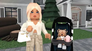 I adopted a toddler *NERVOUS...WILL THE GIRLS LIKE HER?* Bloxburg roleplay *WITH VOICES*
