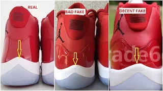 Fake Air Jordan 11 Win Like 96 Spotted-Quick Tips To Identify Them Update