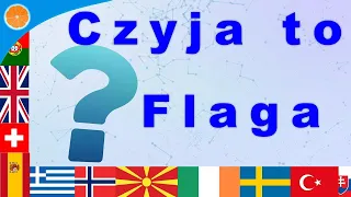 Quiz czyja to flaga Flagi Europy  Blue Orange