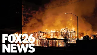 Fire destroys entire apartment complex in Visalia