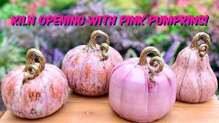 Kiln opening with pink pumpkins and lots more!💞#kilnunloading #kilnopening