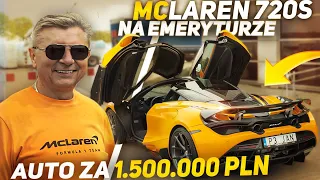 65-latek i jego życie na emeryturze w Polsce! Mclaren 720s za 1.500.000 PLN