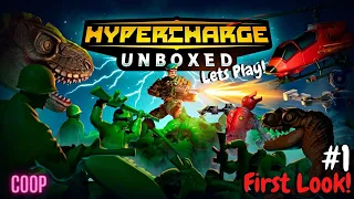 HYPERCHARGE UNBOXED Co-op Gameplay | FPS - Toy Soldiers - Wave Defence | First look! Ep.1