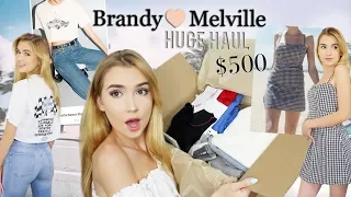 I SPENT $500 ON BRANDY MELVILLE | Is it Worth it? One size fits all?!