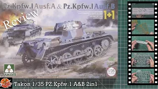 Takom 1/35 PZ Kpfw.1 A&B 2in1 review