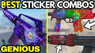 CS2 Community Sticker Combos Are GENIOUS 🔥 (BEST BUDGET Sticker Crafts)